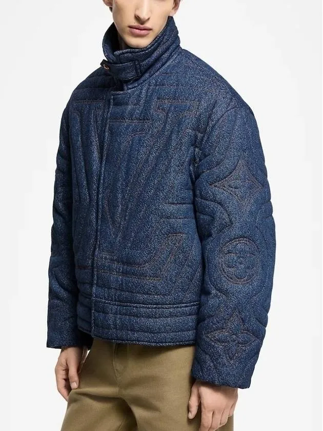 1AGIMY quilted denim jacket