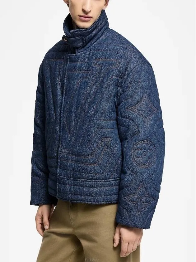 1AGIMY quilted denim jacket