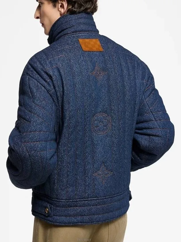 1AGIMY quilted denim jacket