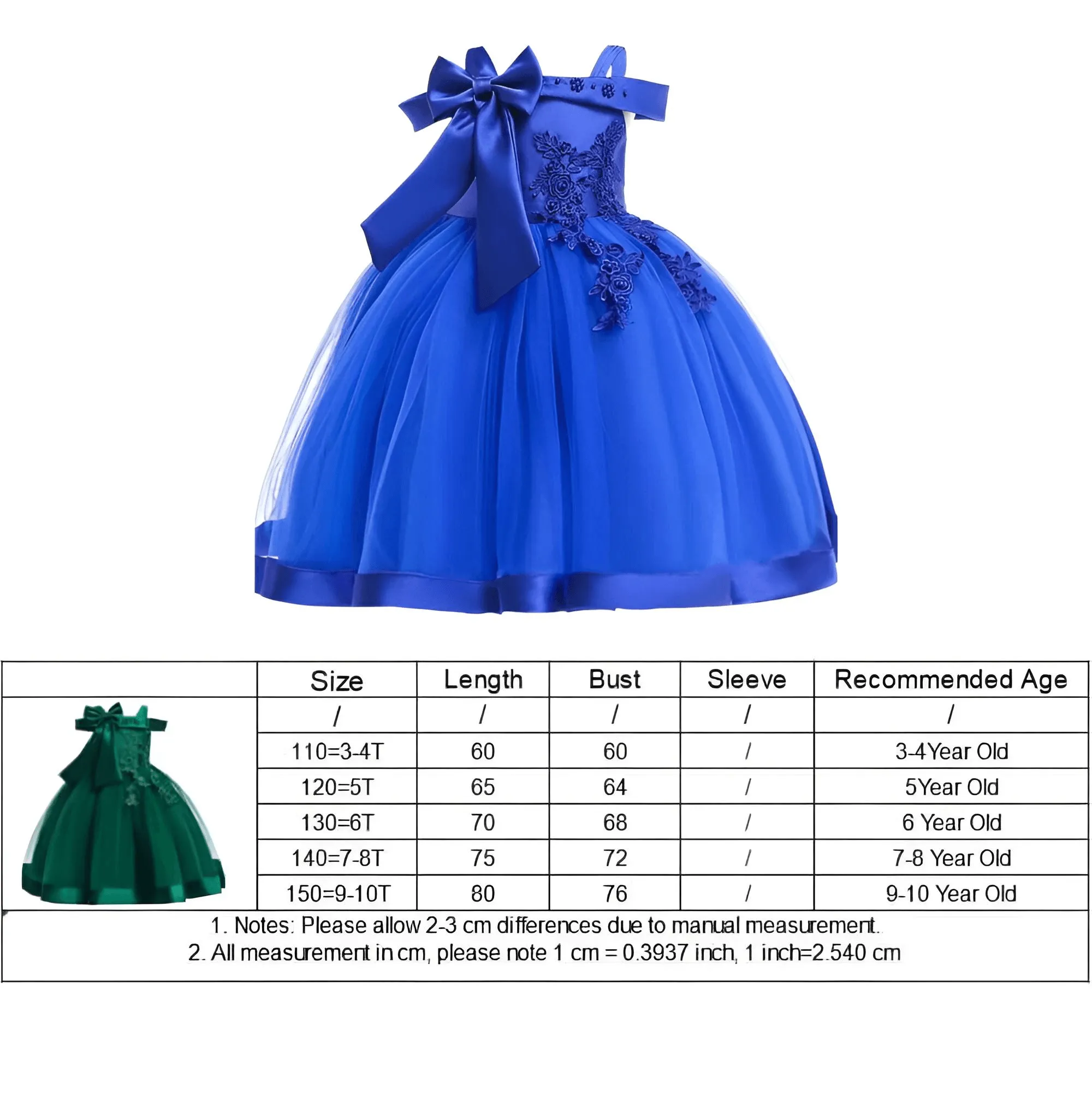 3–10 Years Kids Party Dresses For Girls