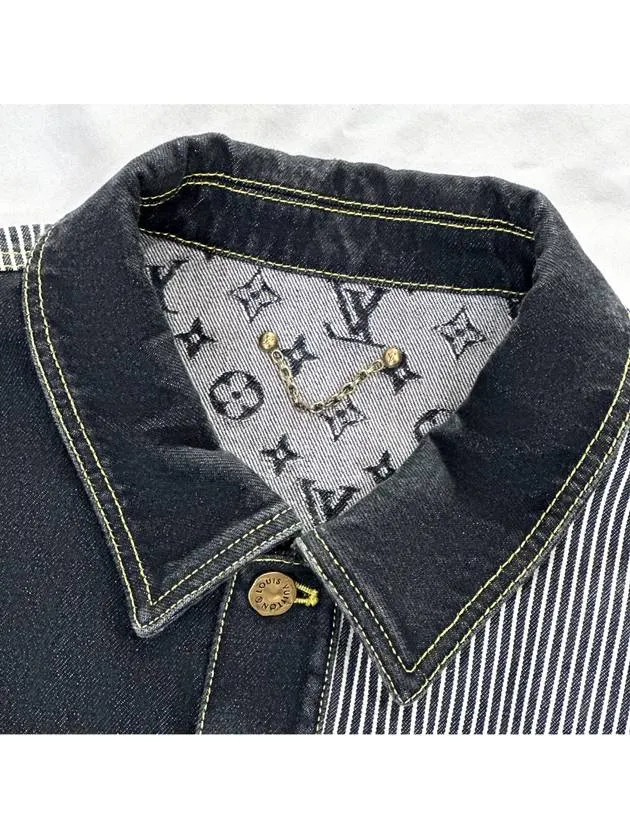 52 LV Nigo Crazy Mix Denim Workwear Blouson Jacket