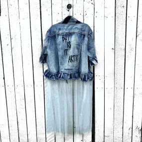 'ART?' DENIM JACKET