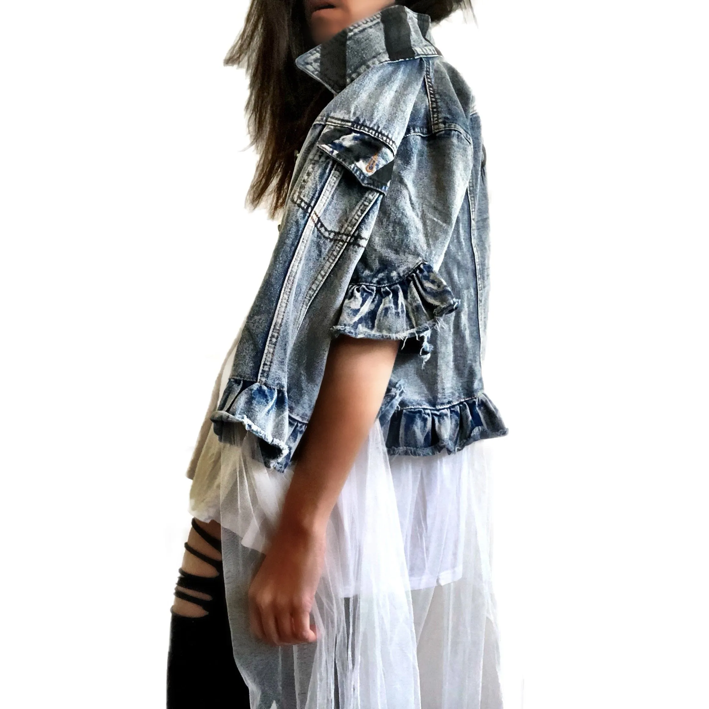 'ART?' DENIM JACKET