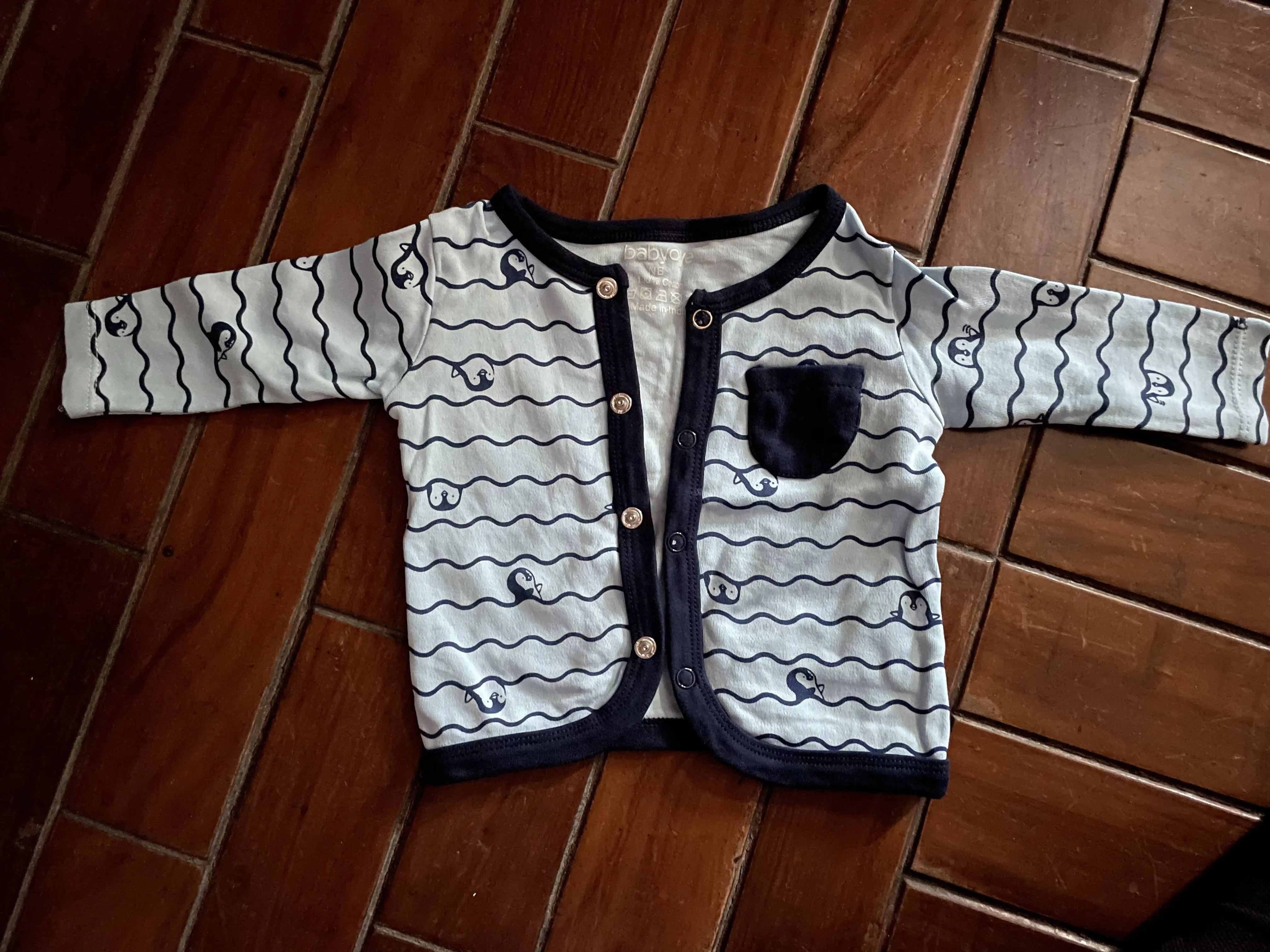 BABYOYE Set Of Penguin Buttoned Shirts