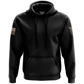 Basic - Black   Tan Hoodie