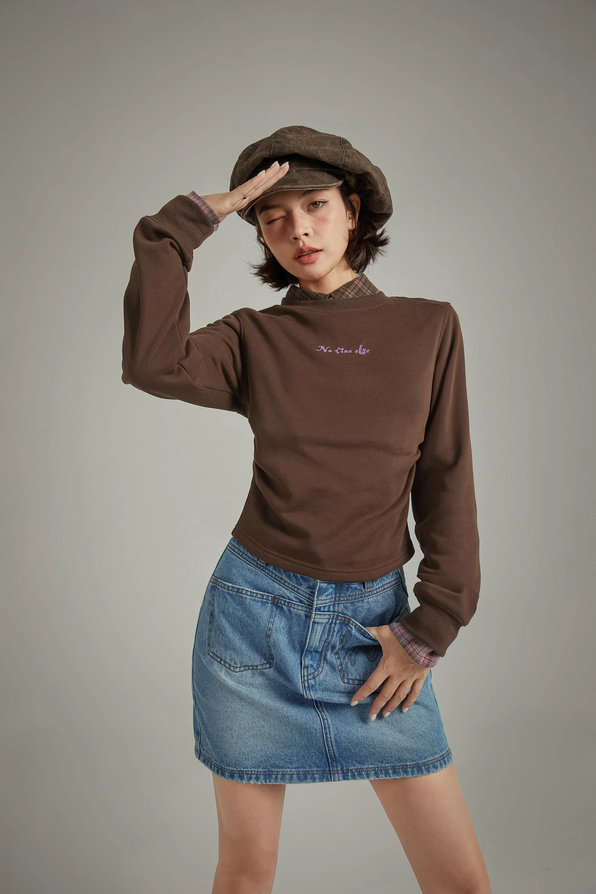 Basic Logo Slim Sweatshirt