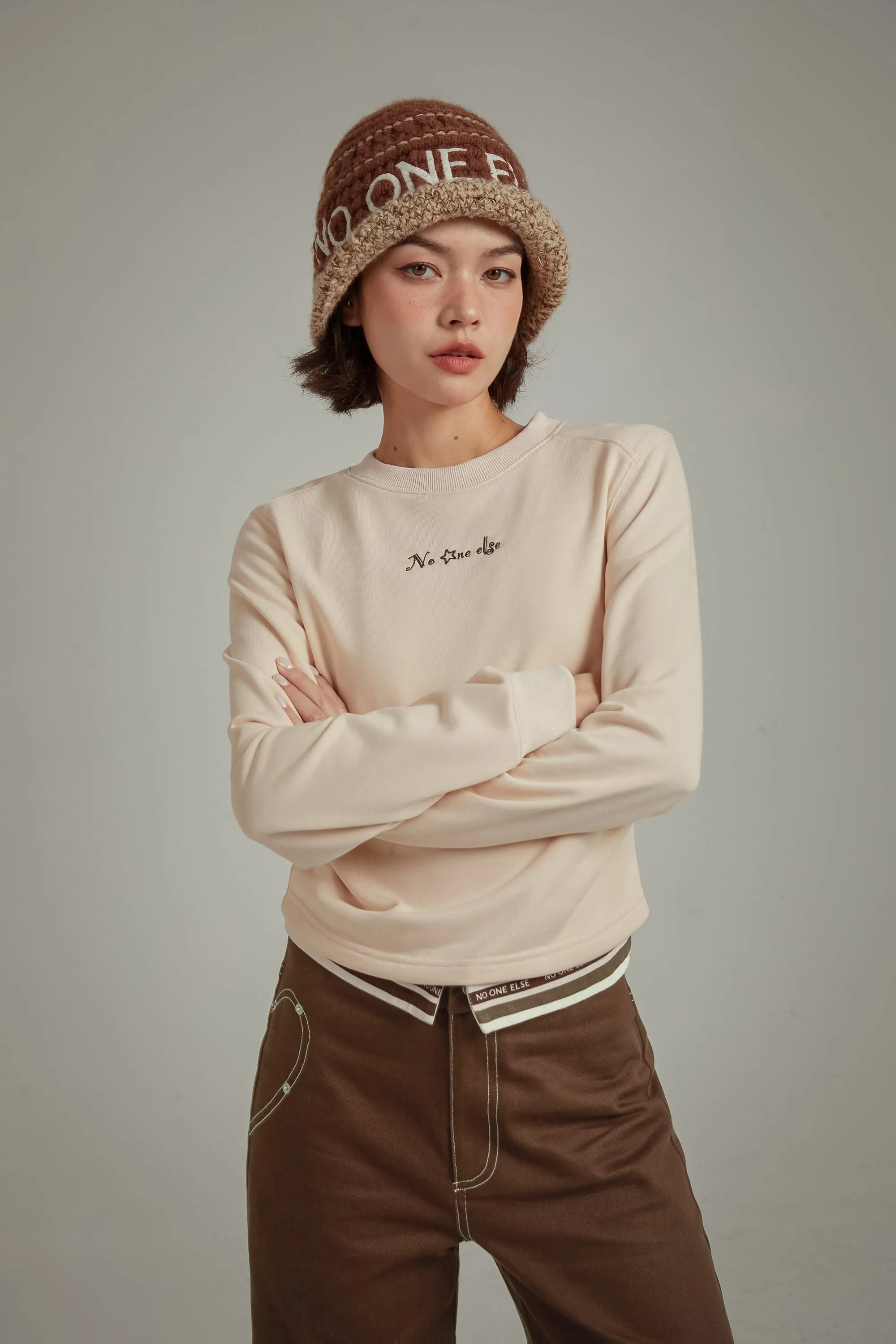 Basic Logo Slim Sweatshirt