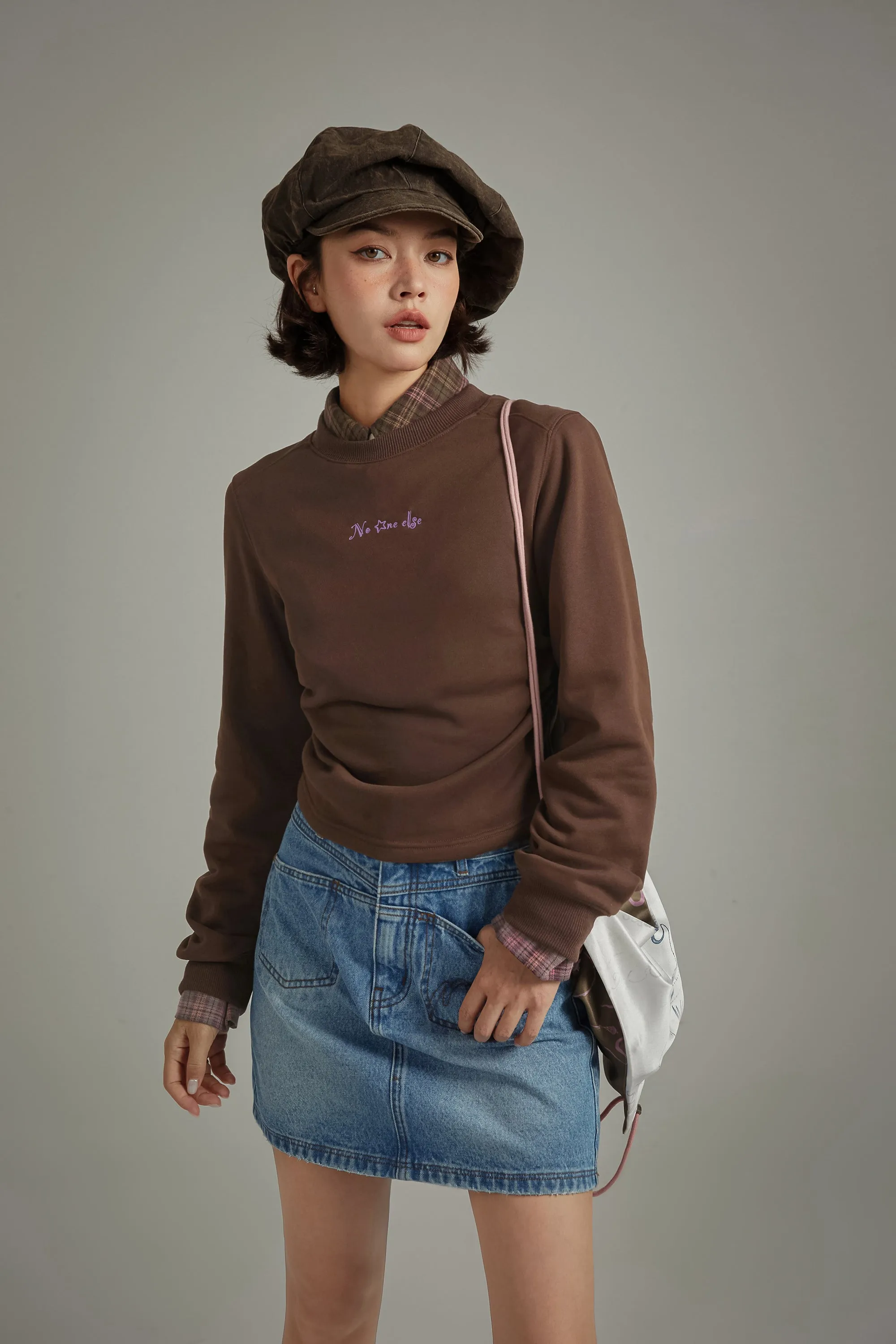 Basic Logo Slim Sweatshirt