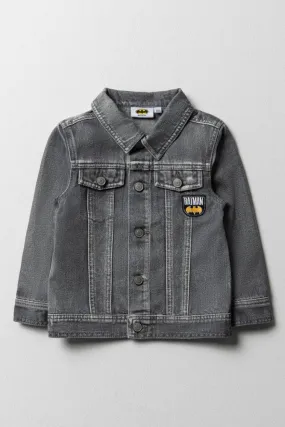 Batman Denim Jacket Grey