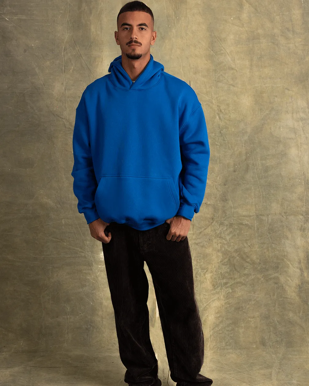 Blue Basic Hoodie