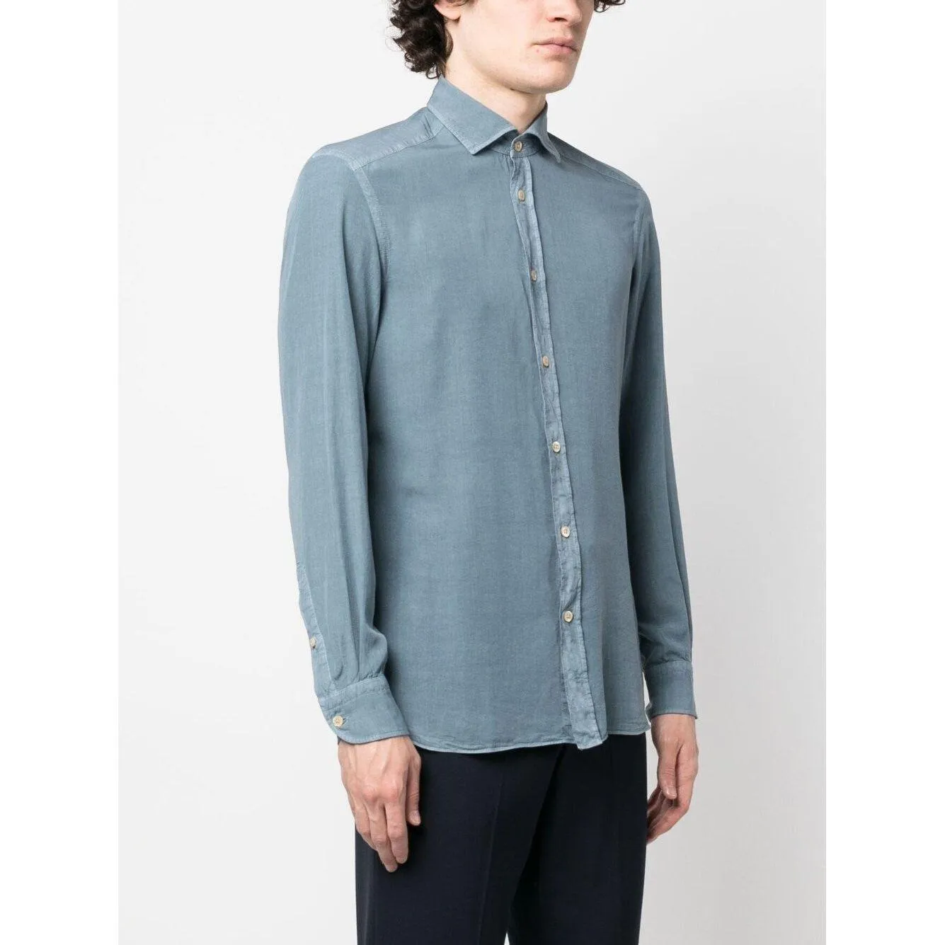 Boglioli Shirts Clear Blue