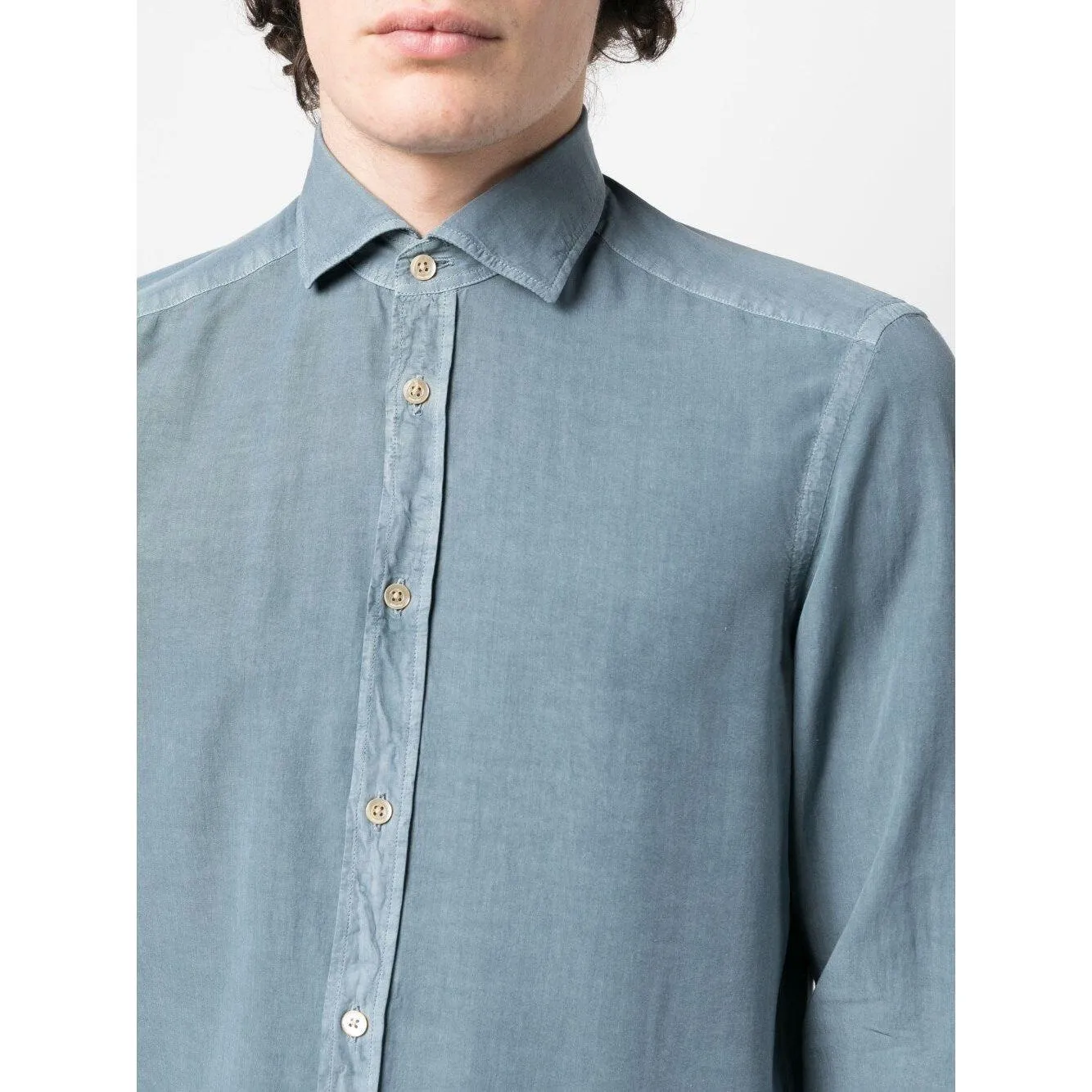 Boglioli Shirts Clear Blue