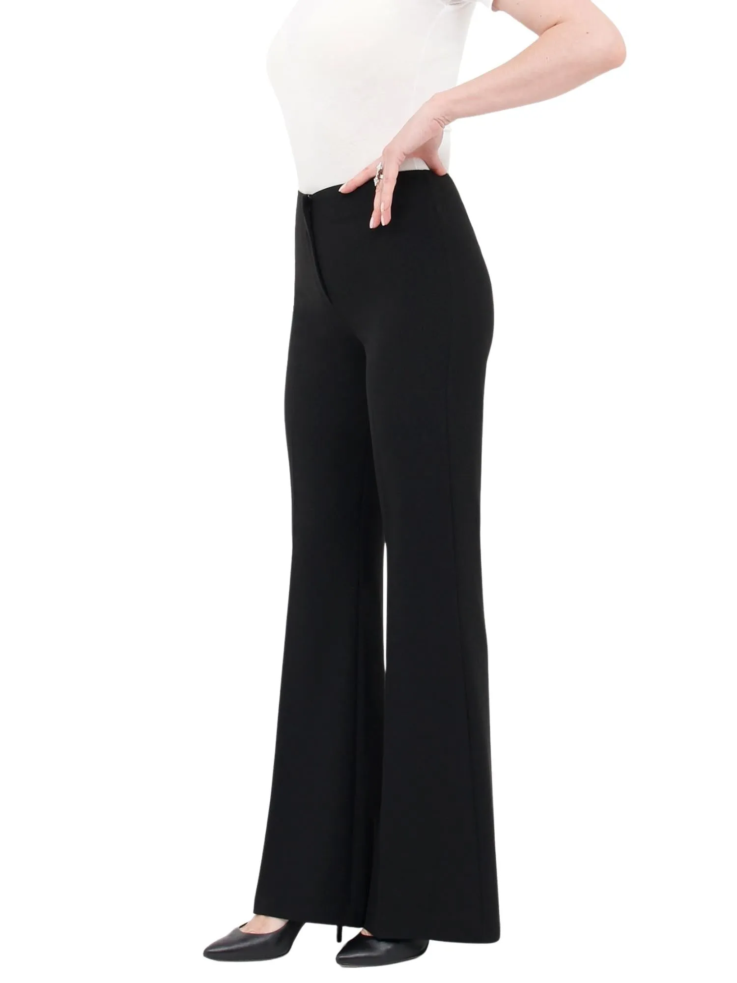 Bootcut Pants - High Waisted Flare Trousers - G-Line