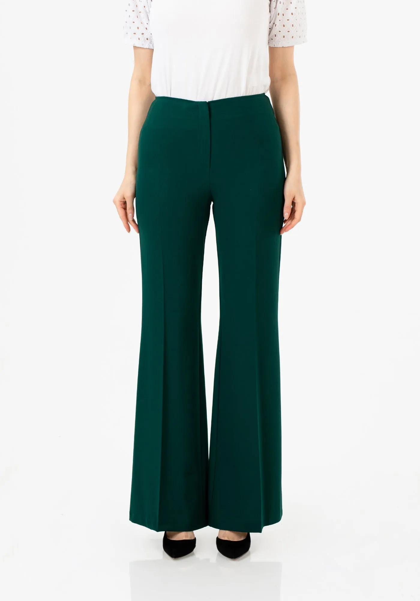 Bootcut Pants - High Waisted Flare Trousers - G-Line