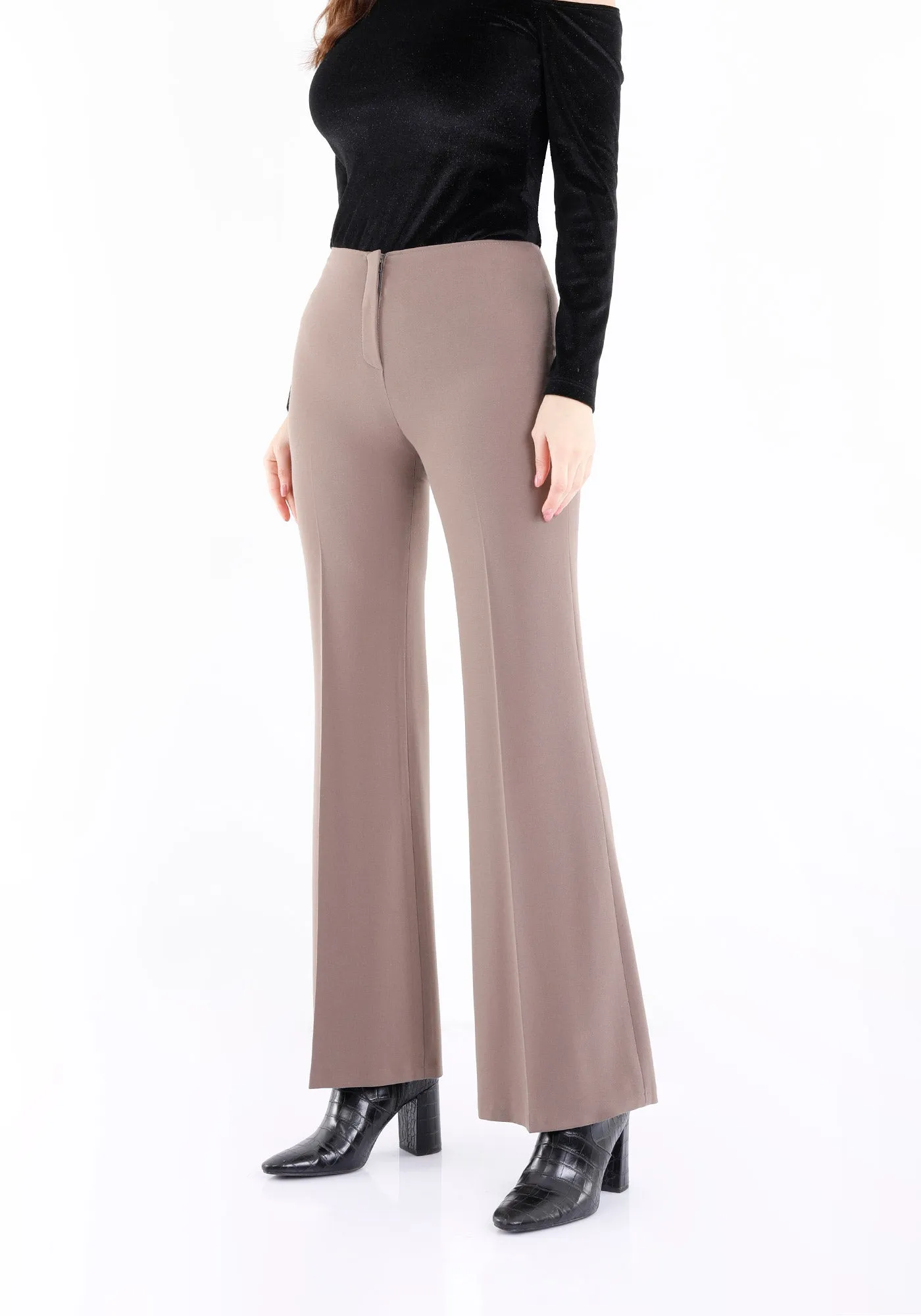 Bootcut Pants - High Waisted Flare Trousers - G-Line