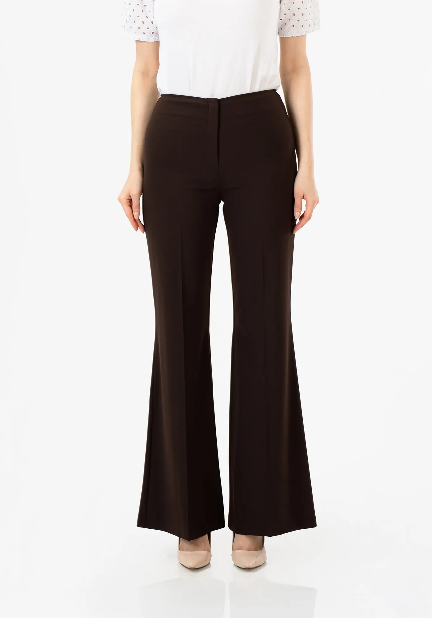 Bootcut Pants - High Waisted Flare Trousers - G-Line