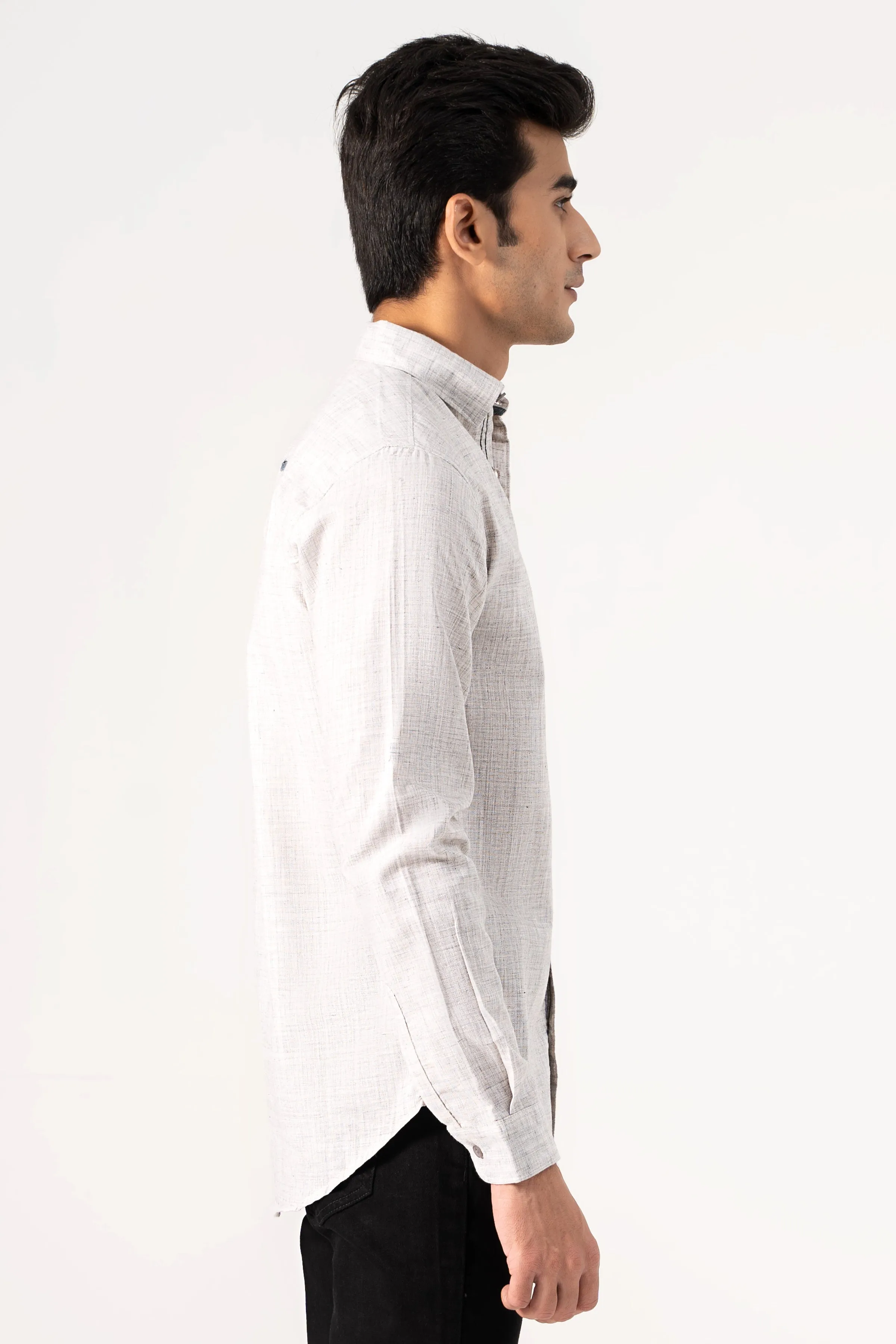 CASUAL SHIRT LIGHT GREY