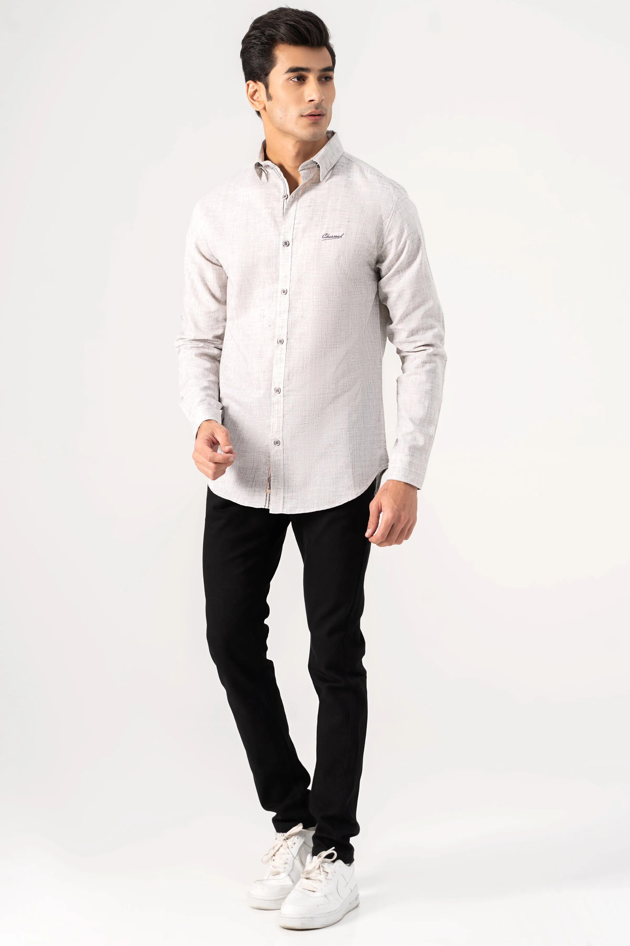 CASUAL SHIRT LIGHT GREY