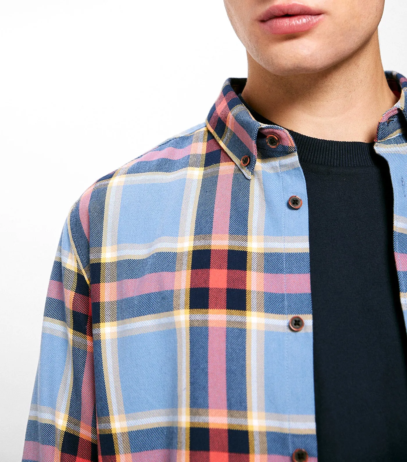 Checkered Shirt Blue