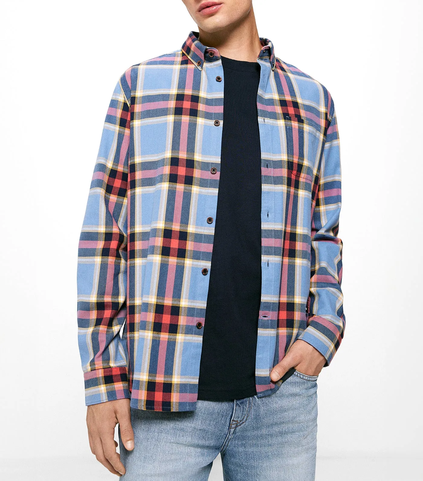 Checkered Shirt Blue