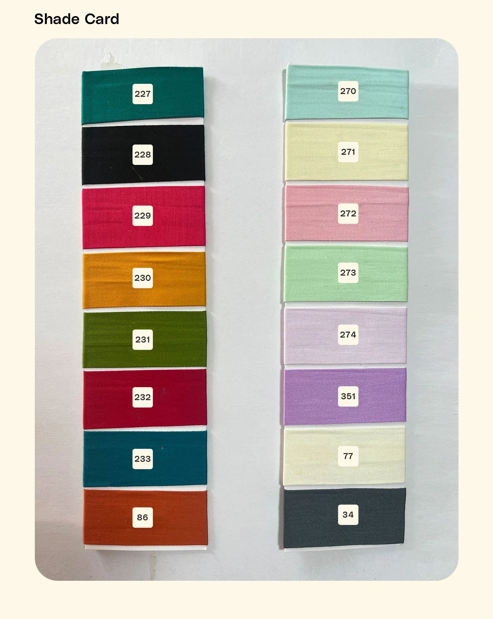 Cotton Jam Satin Fabric 42" - 10 kg