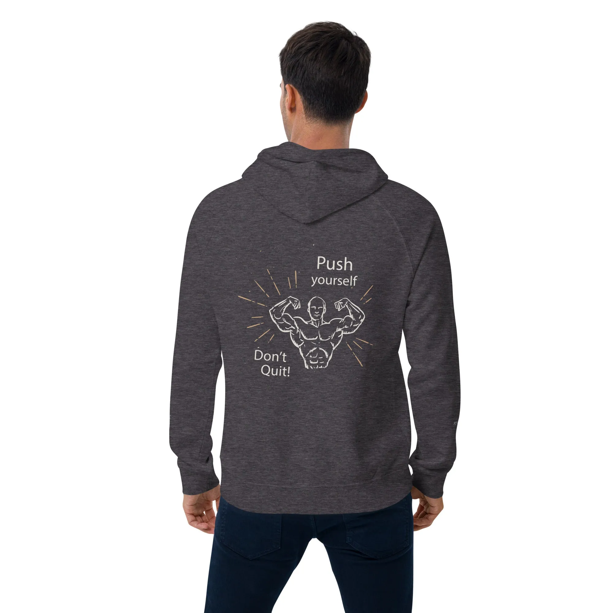 Don't Quit eco raglan hoodie