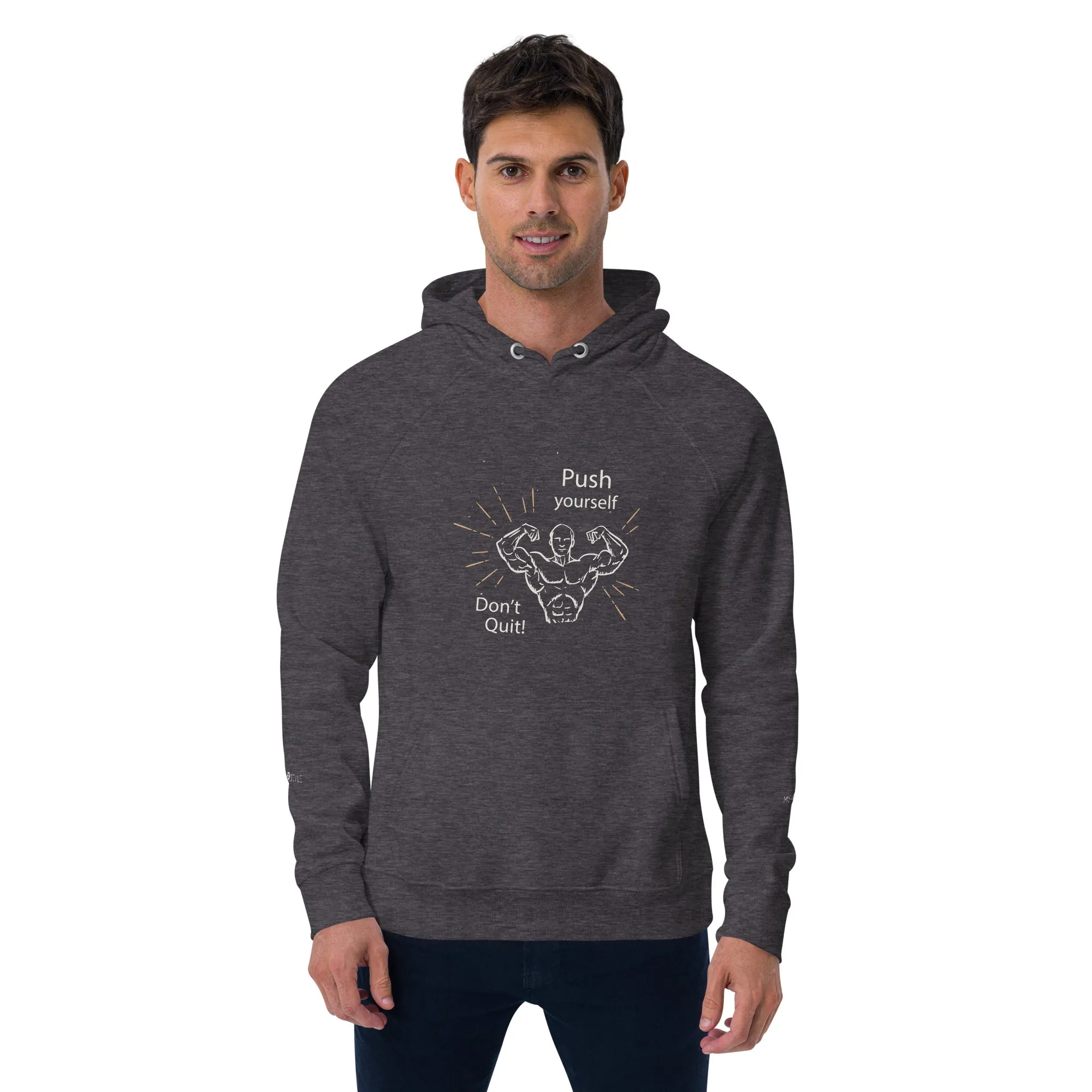 Don't Quit eco raglan hoodie