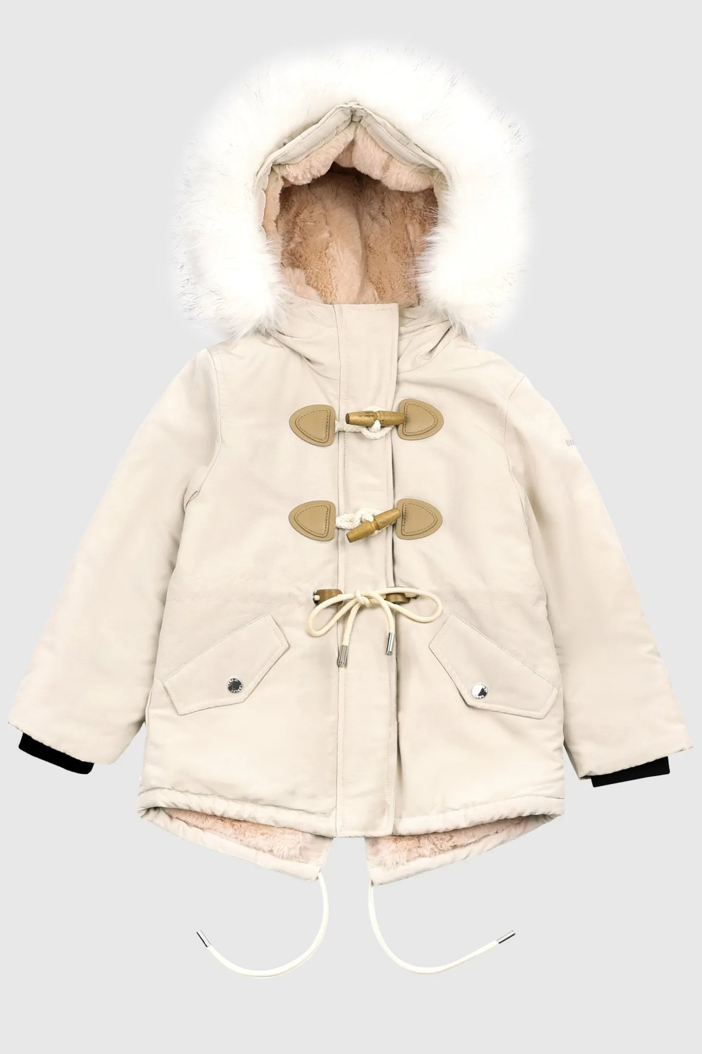 Fleece Lined Winter Coat with Hood