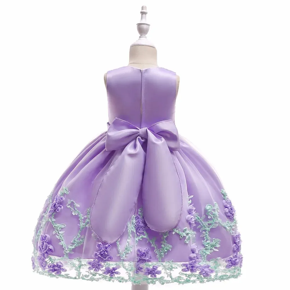 Girl Kids Birthday Princess Party Dress Lace Children Elegant Dress Clothing for Girl