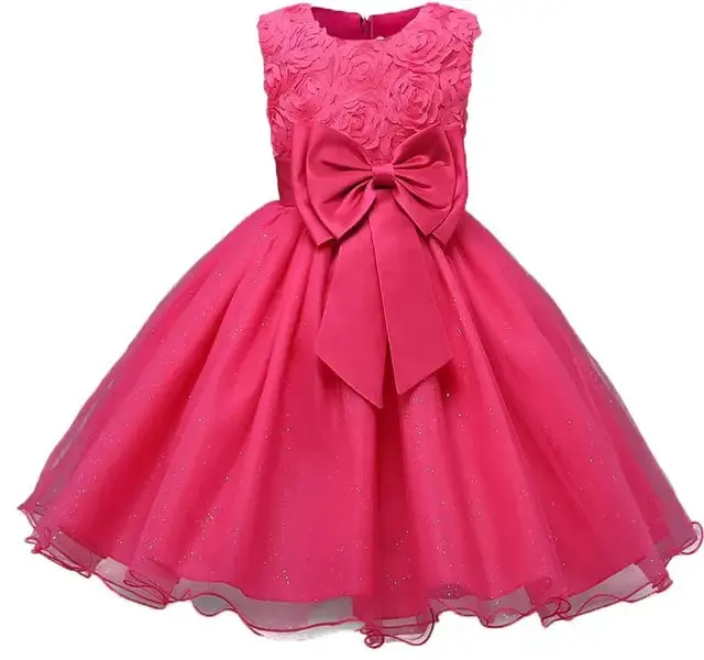 Girl Kids Birthday Princess Party Dress Lace Children Elegant Dress Clothing for Girl