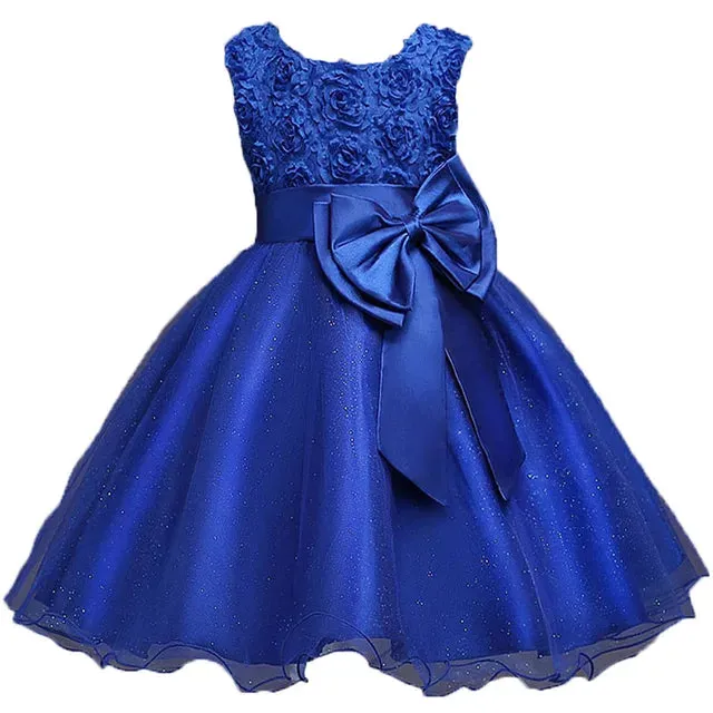 Girl Kids Birthday Princess Party Dress Lace Children Elegant Dress Clothing for Girl