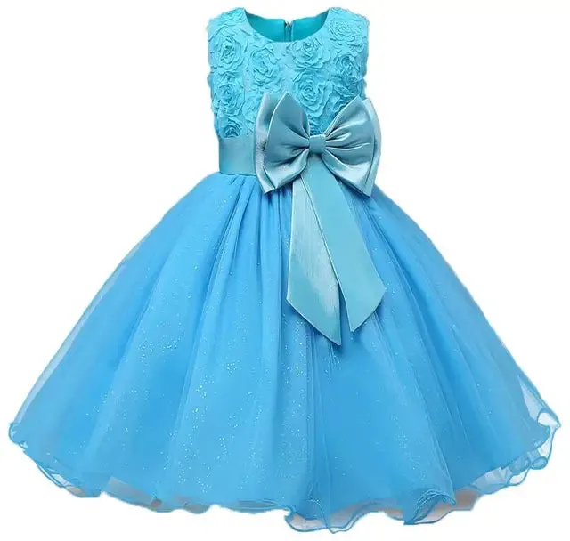 Girl Kids Birthday Princess Party Dress Lace Children Elegant Dress Clothing for Girl