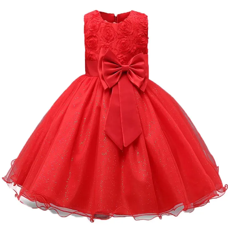 Girl Kids Birthday Princess Party Dress Lace Children Elegant Dress Clothing for Girl