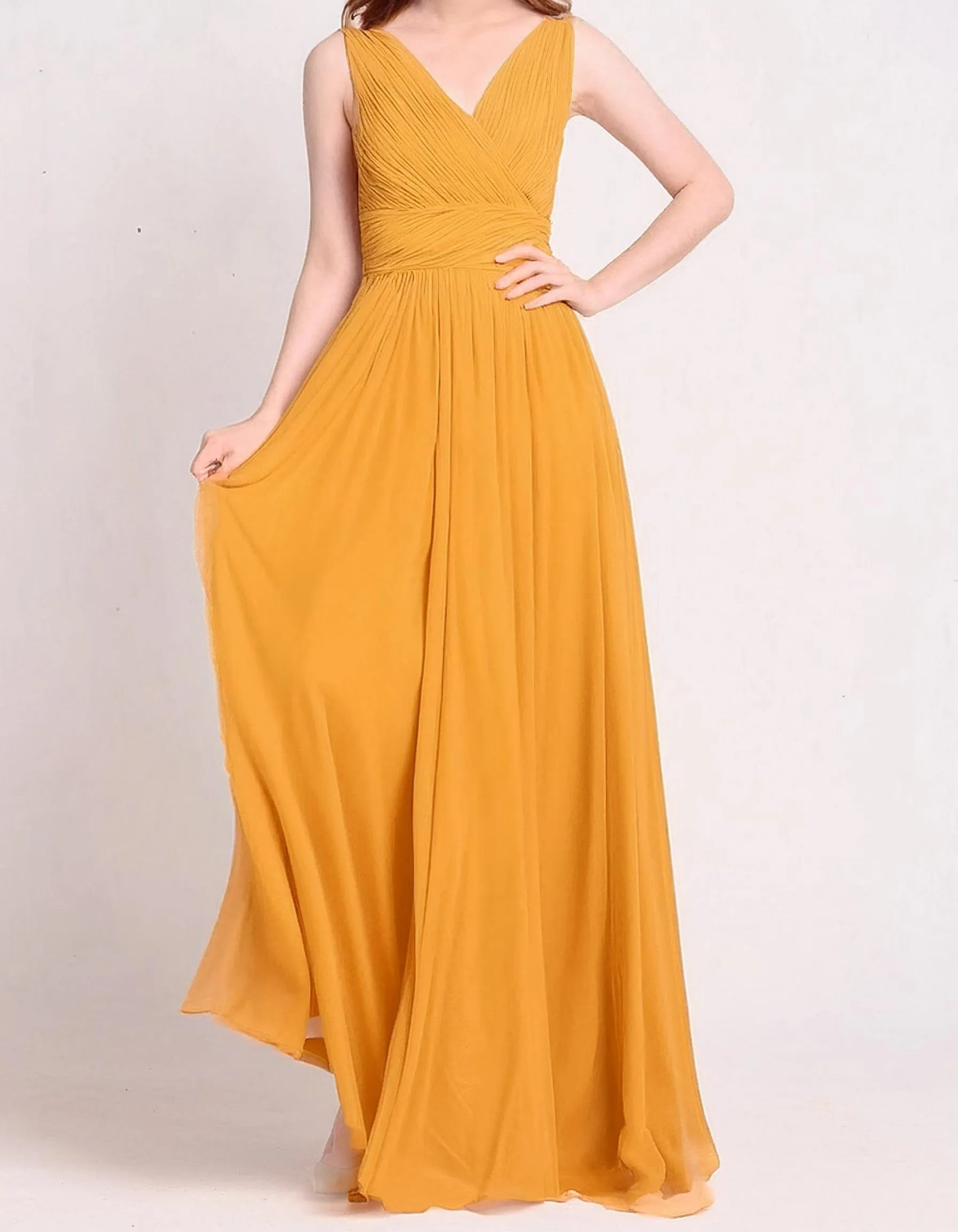 Golden Sun Evening Gown