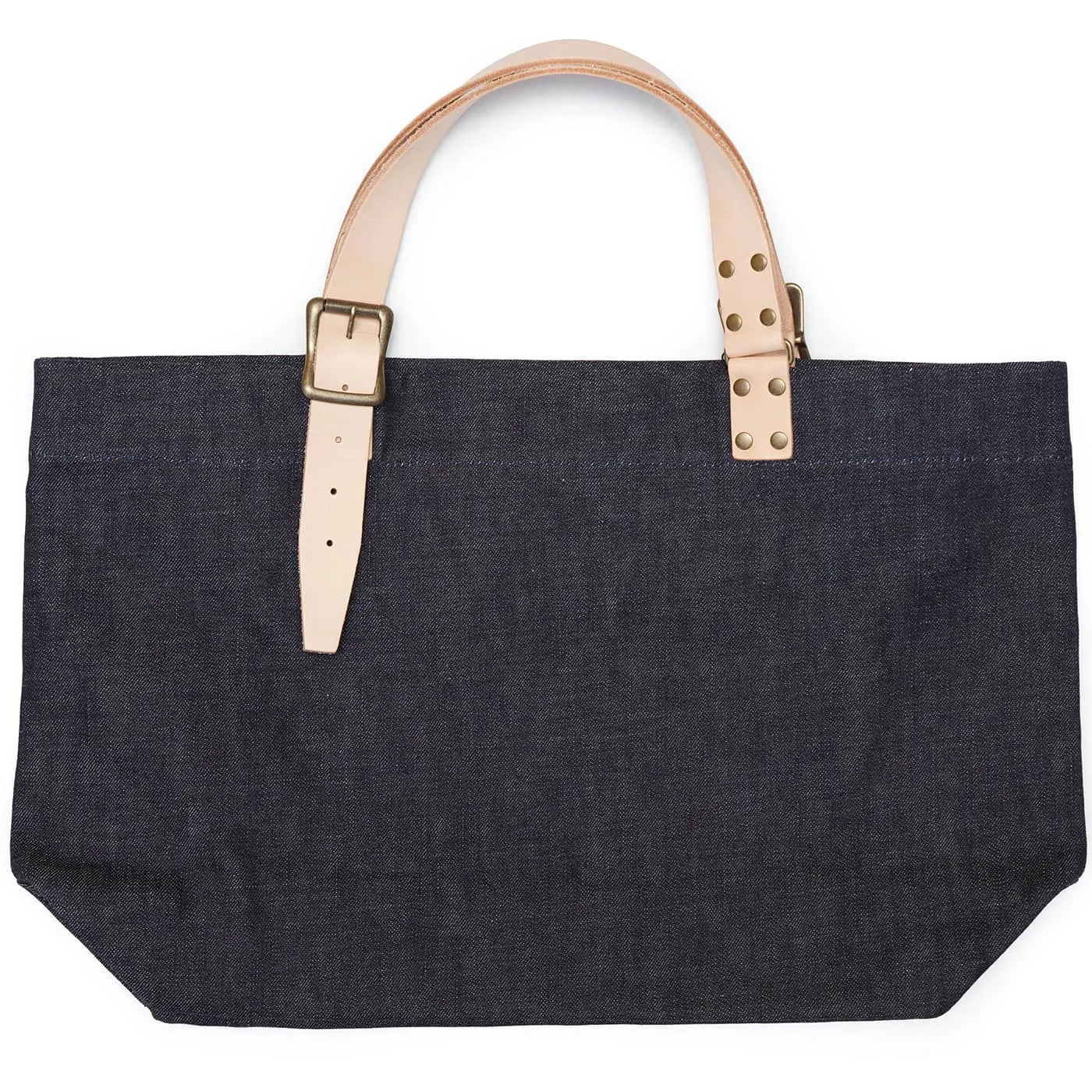 Leather Handle Tote Bag