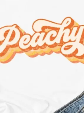 Peachy Retro Tee