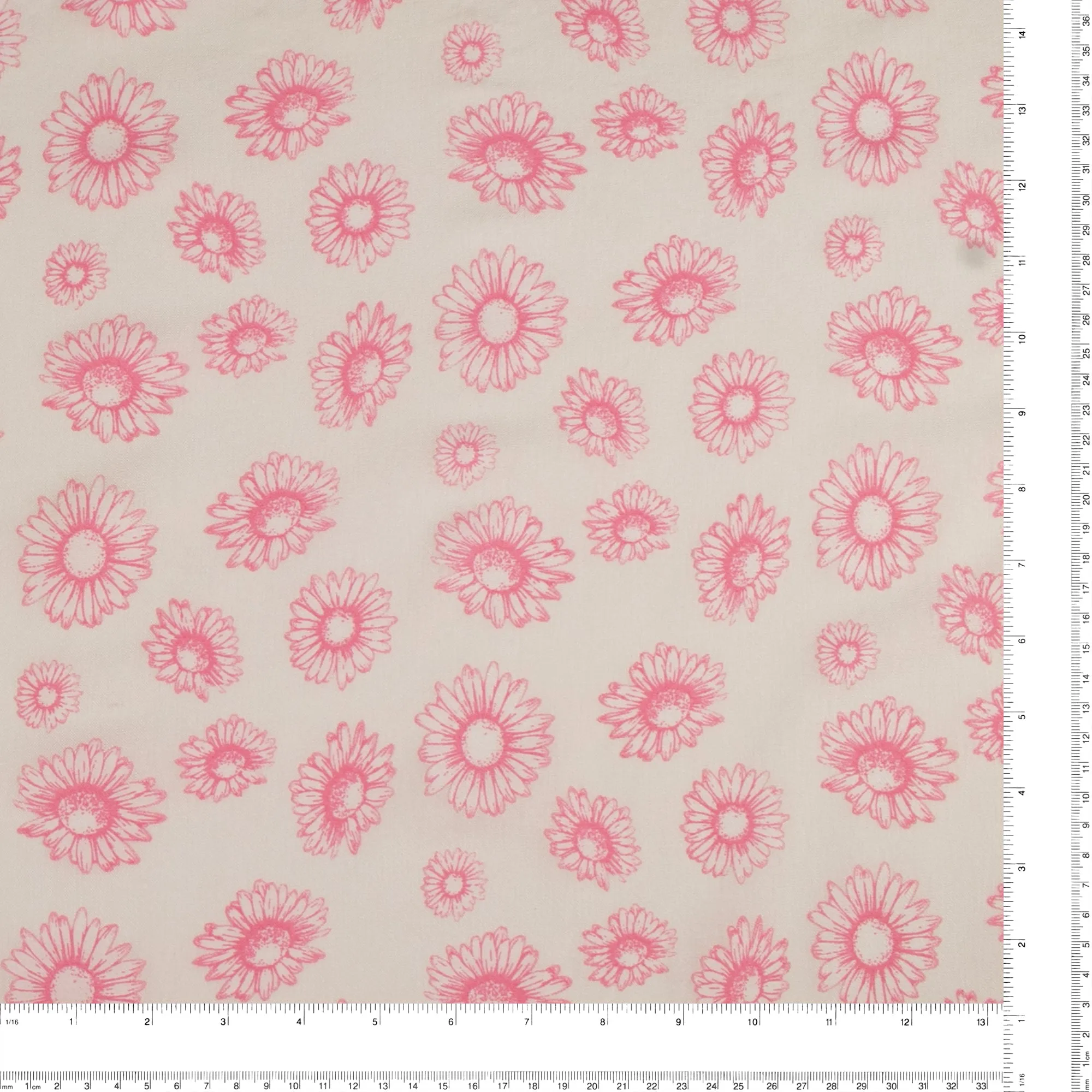 Printed Burnout Organza - JACQUELINE - Cotton Candy