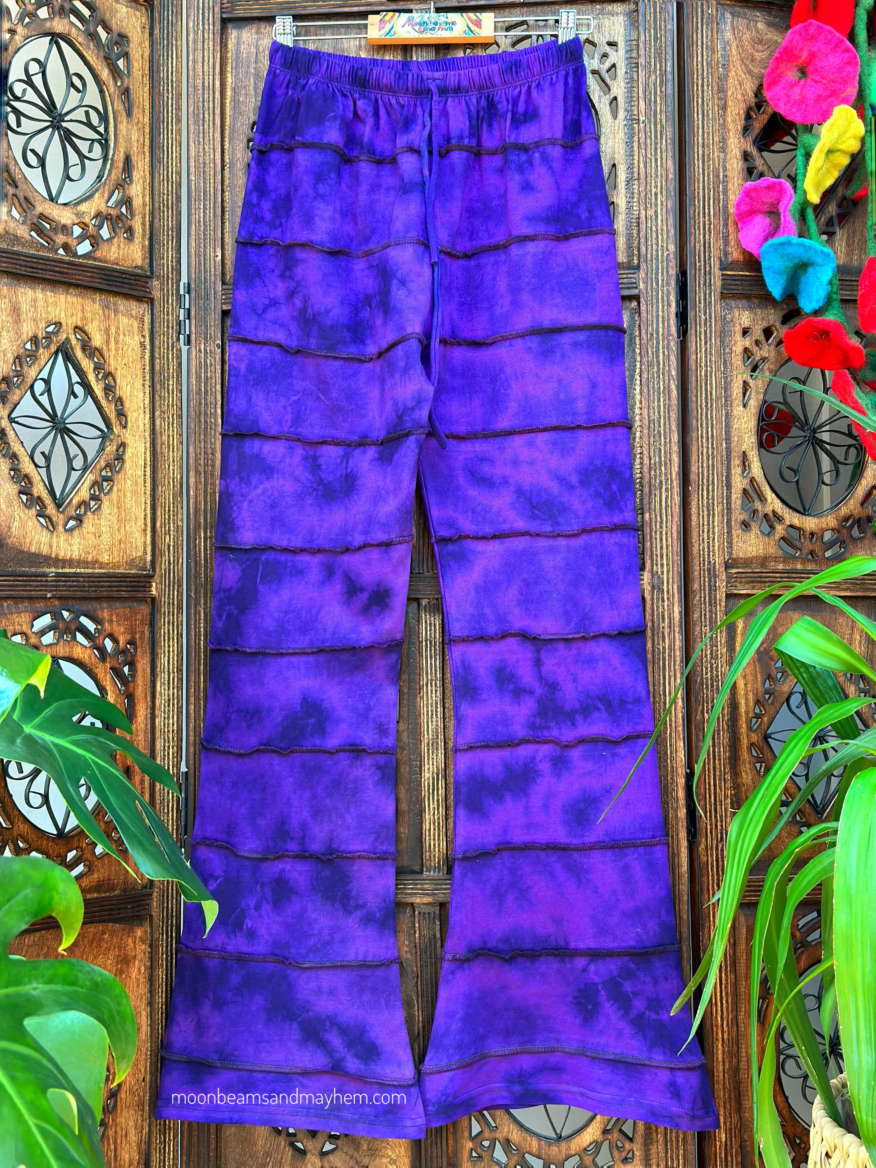 PURPLE FLASHBACK BOOTCUT TROUSERS