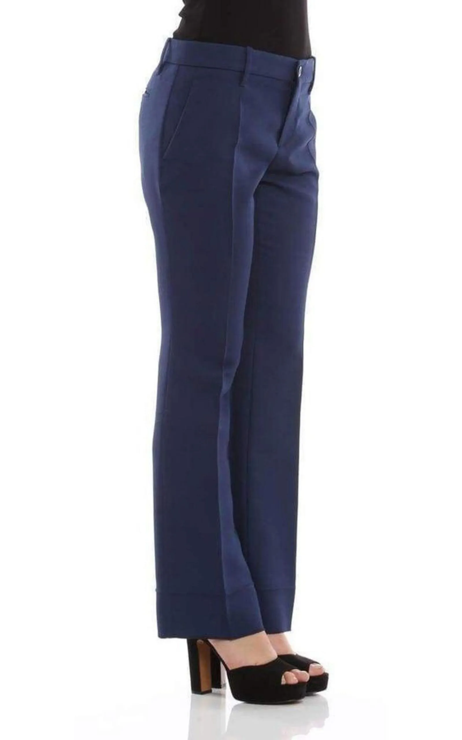 Silk Blend Trousers Pants