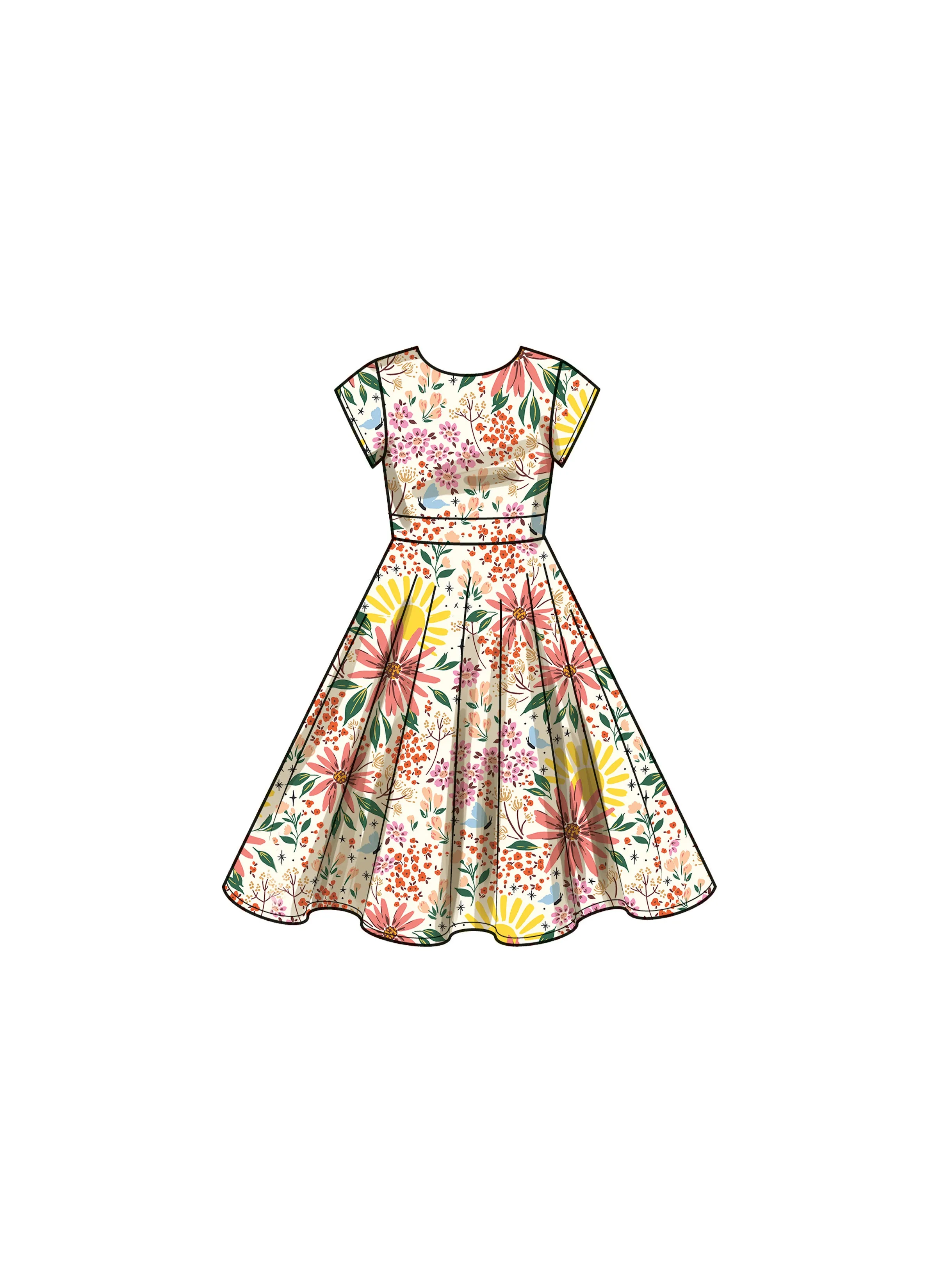 Simplicity Pattern 9799 Child/Girl Dress