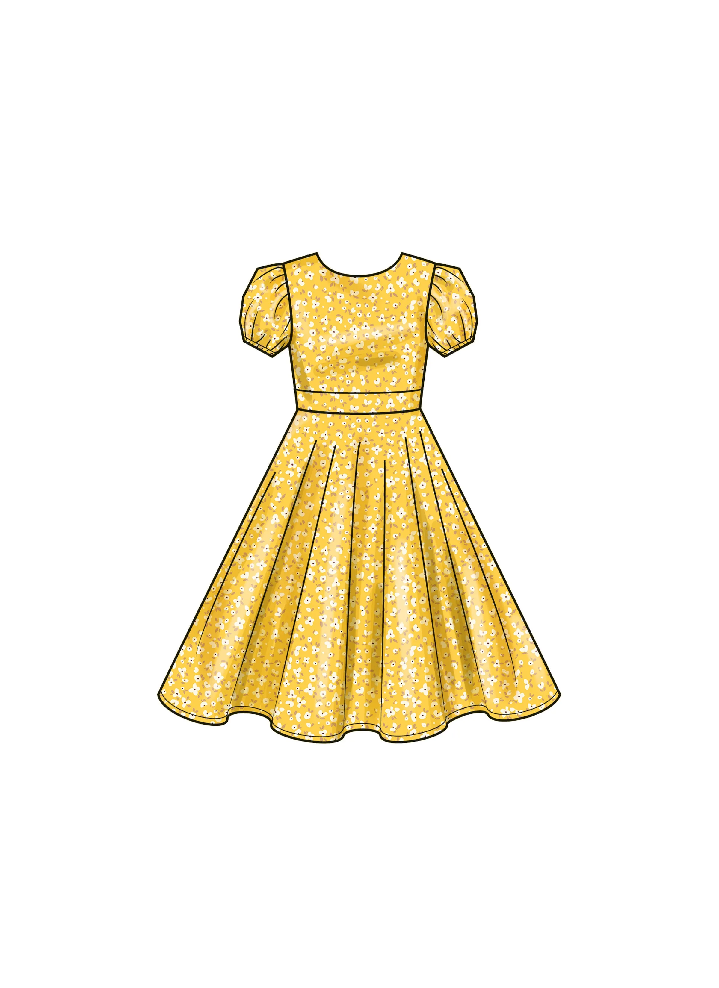 Simplicity Pattern 9799 Child/Girl Dress