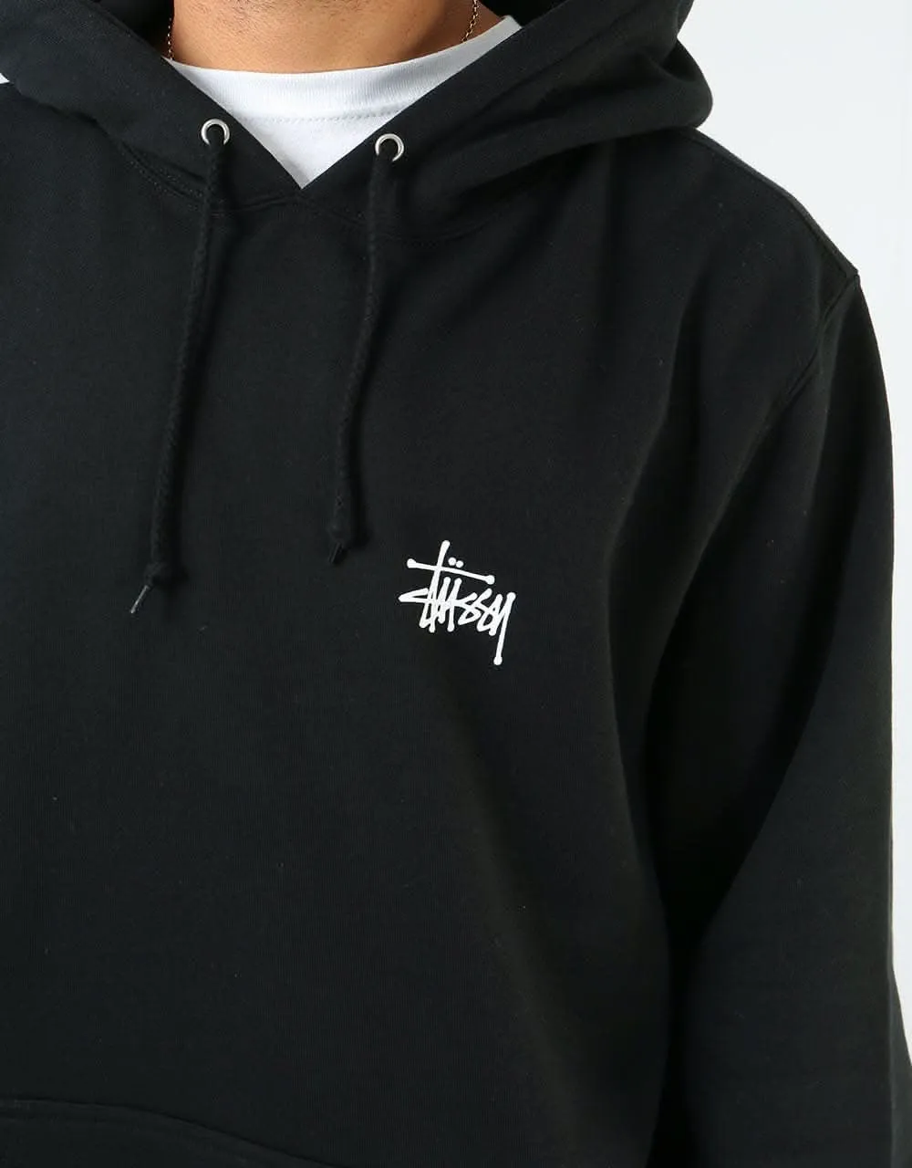 Stüssy Basic Stüssy Hood - Black