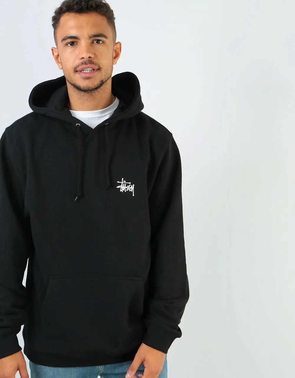 Stüssy Basic Stüssy Hood - Black