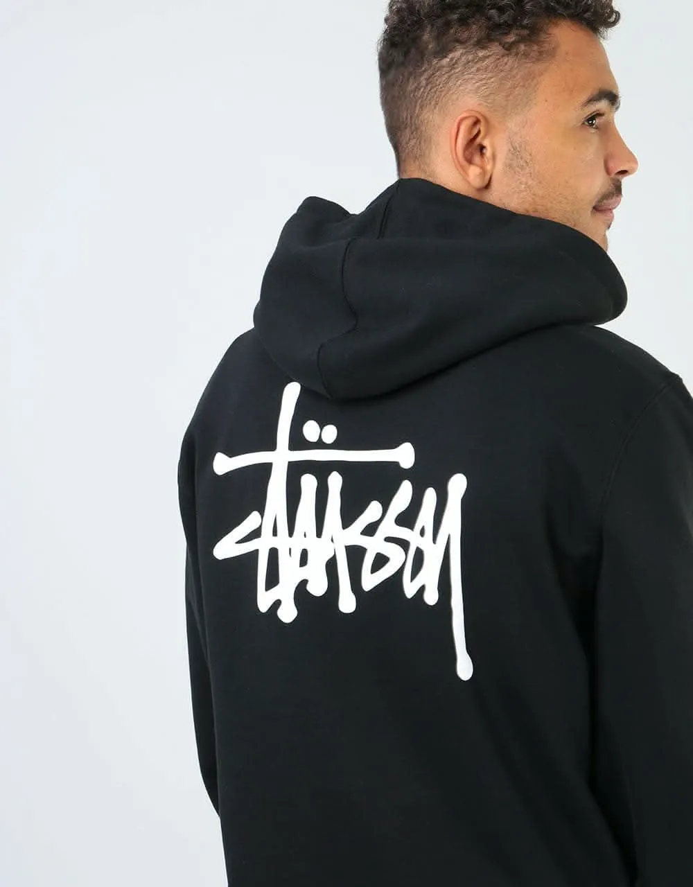 Stüssy Basic Stüssy Hood - Black