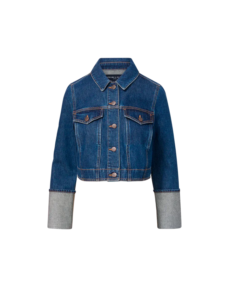 VERONICA BEARD PHILA DENIM TRUCKER JACKET