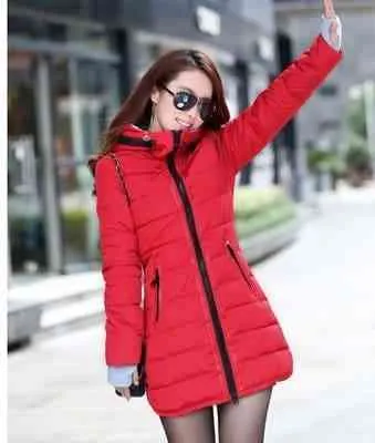 Waterproof Autumn Winter fashion casual women overcoat warm jacket thick long Lady Coats female warm Parkas