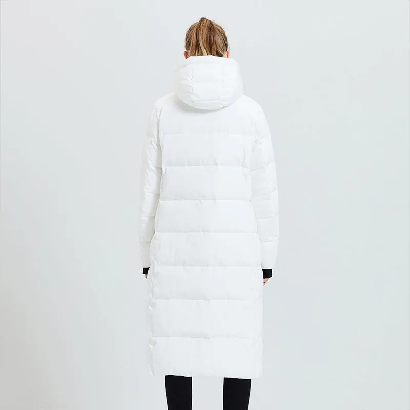 Women's Winter Casual Warm Long Hooded Parka